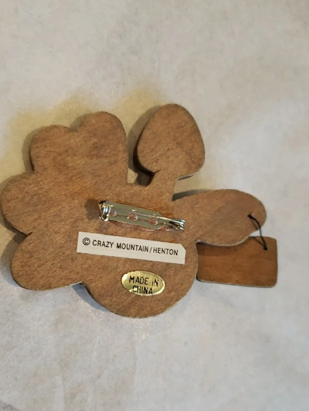 Thanksgiving Turkey Brooch Crazy Mountain / Henton Vintage